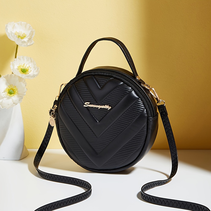 حقيبة يد نسائية صغيرة منسوجة أ - مراجعة Structured Handbag Top Handle وسعره