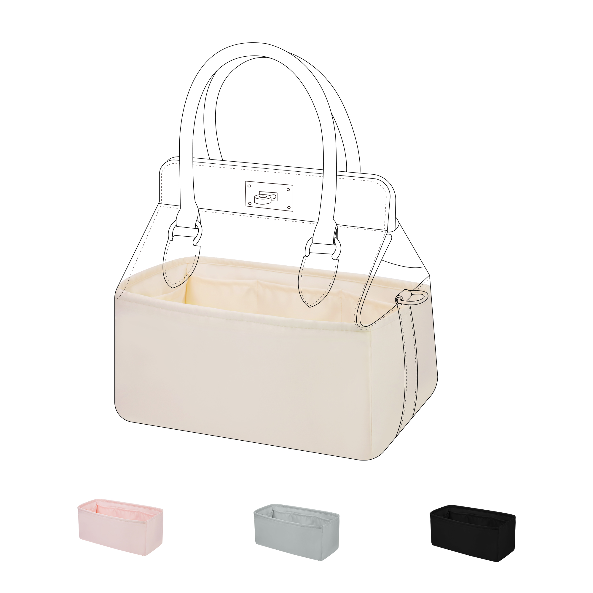 منظم حقائب حريري من DGAZ يناسب - مراجعة Luxury Bags Hermes وسعره