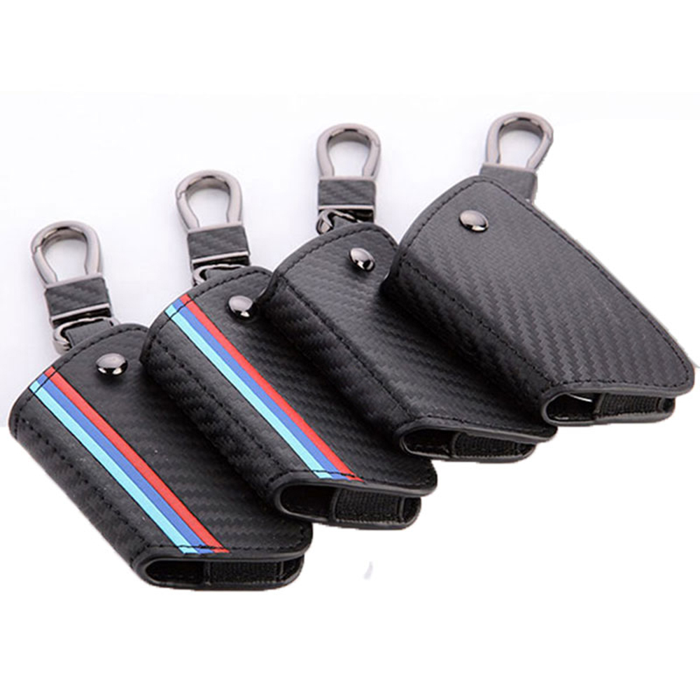 جلد سيارة مفتاح القضية حامل ل  - مراجعة Key Holder Leather Pouch وسعره