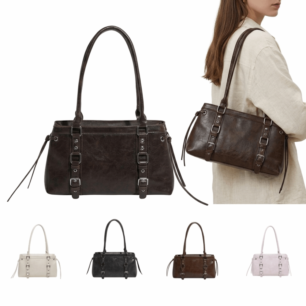 حقيبة يد نسائية متينة ذات شكل  - مراجعة Structured Handbag Top Handle وسعره