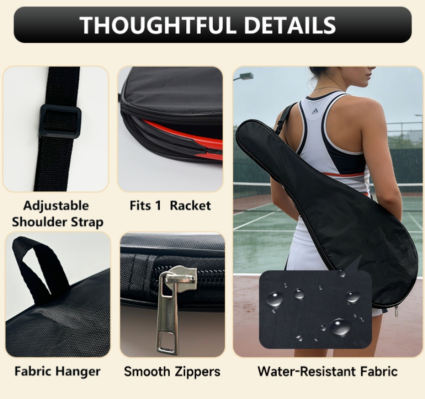 غطاء مضرب التنس المحمول حزمة و - مراجعة Shoulder Bag Slouchy وسعره