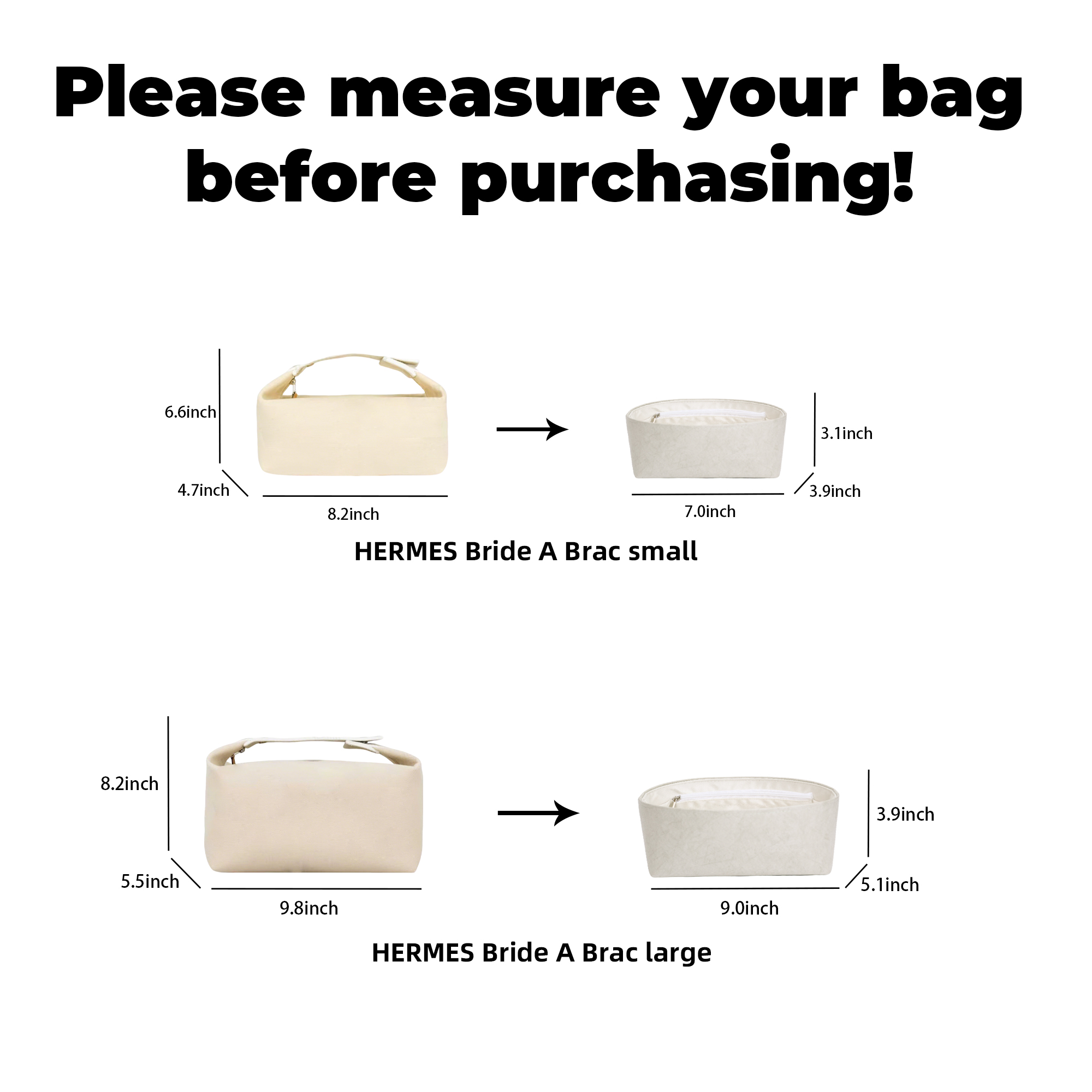 إدراج منظم المحفظة خفيف الوزن  - مراجعة Luxury Bags Hermes وسعره