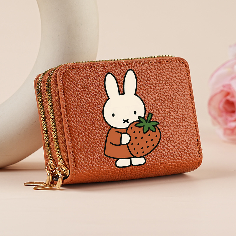 محفظة نسائية قصيرة بتصميم أرنب - مراجعة Key Holder Leather Pouch وسعره