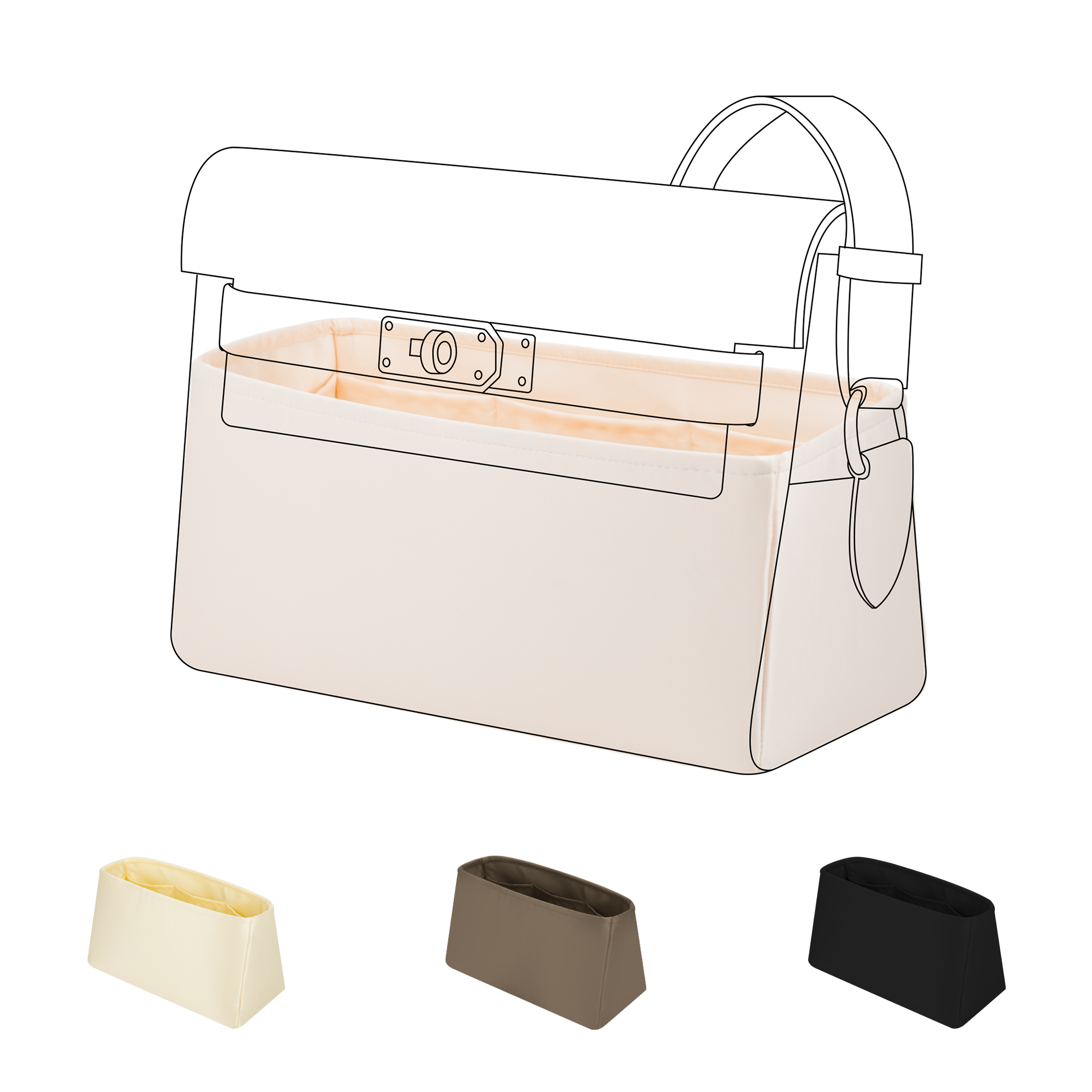 منظم حقائب حريري من DGAZ يناسب - مراجعة Luxury Bags Hermes وسعره