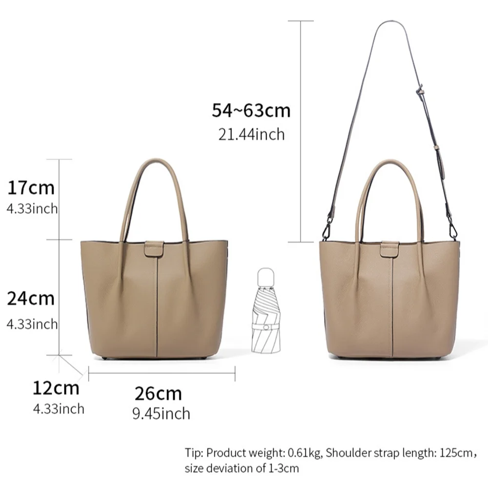 حقيقي الراقية حقيبة كتف جلدية  - مراجعة Structured Handbag Top Handle وسعره
