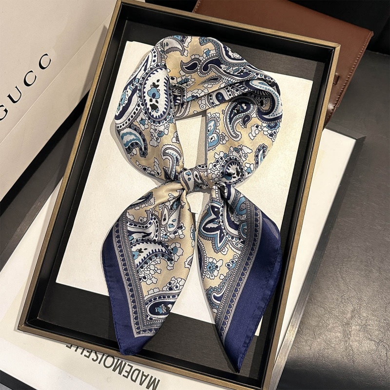 وشاح ساتان فاخر مربع الشكل بنق - مراجعة Luxury Bags China وسعره