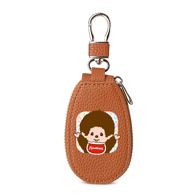 محفظة مفاتيح جلدية MONCHHICHI  - مراجعة Key Holder Leather Pouch وسعره