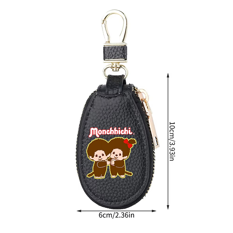 محفظة مفاتيح جلدية MONCHHICHI  - مراجعة Key Holder Leather Pouch وسعره