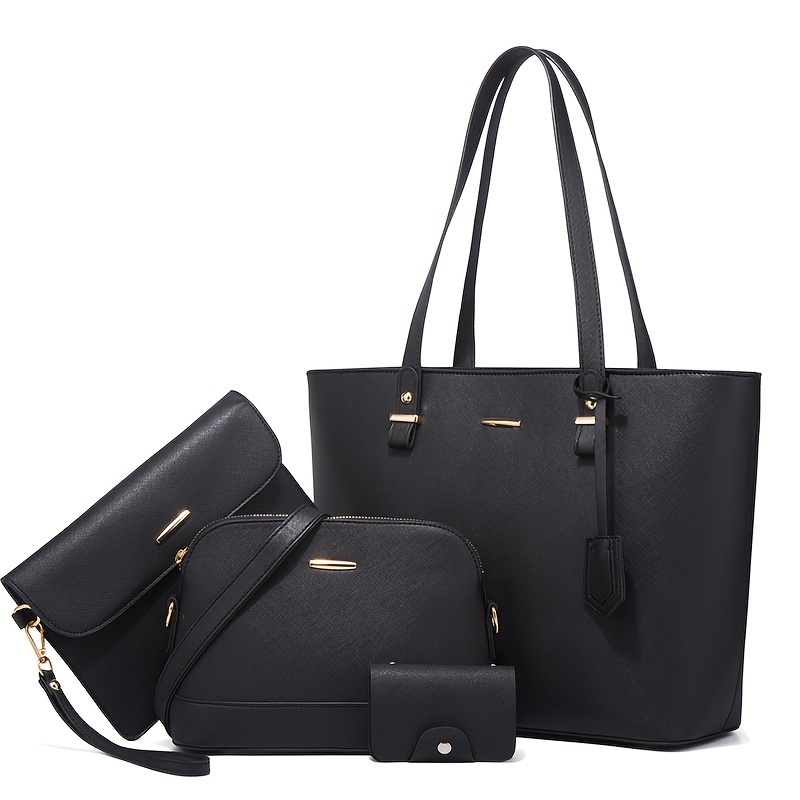 4 قطع أزياء المرأة حقيبة مجموع - مراجعة Shoulder Bag Slouchy وسعره