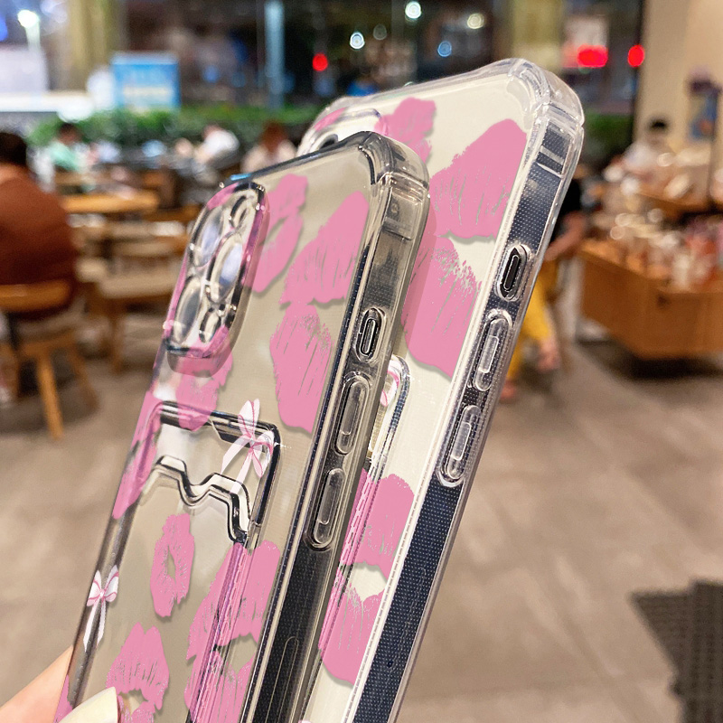 جراب هاتف شفاف بتصميم شفاه جذا - مراجعة Luxury Bags Photos وسعره