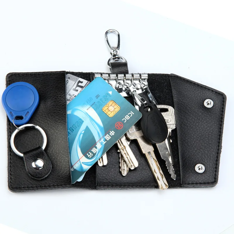 حافظة مفاتيح رجالية من الجلد ا - مراجعة Key Holder Leather Pouch وسعره