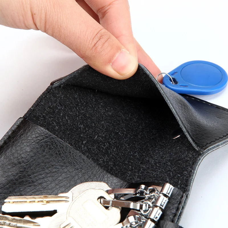 حافظة مفاتيح رجالية من الجلد ا - مراجعة Key Holder Leather Pouch وسعره