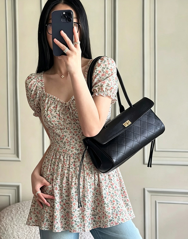 CLAREGQI 2026 حقيبة كتف نسائية - مراجعة Structured Handbag Top Handle وسعره