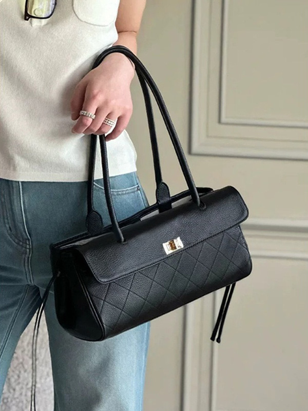 CLAREGQI 2026 حقيبة كتف نسائية - مراجعة Structured Handbag Top Handle وسعره