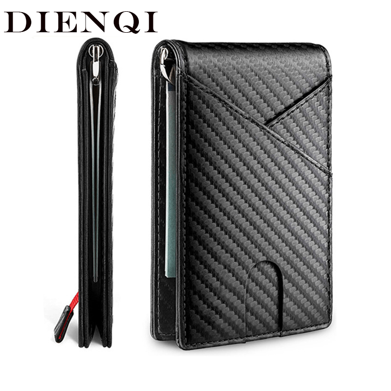 DIENQI ألياف الكربون Rfid Slim - مراجعة Luxury Bags Photos وسعره