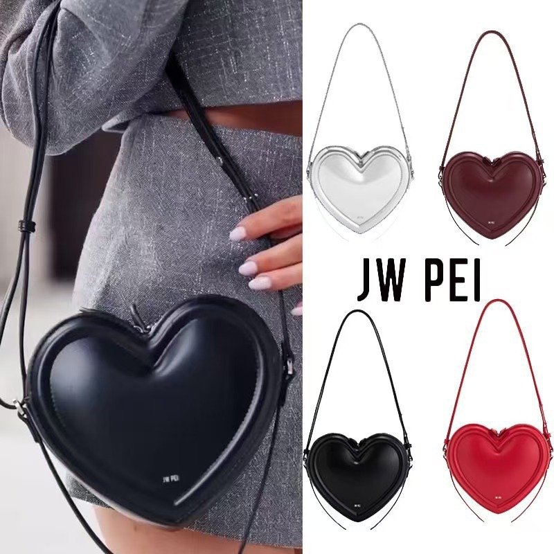 حقيبة كتف على شكل قلب من JW PE - مراجعة Shoulder Bag Slouchy وسعره