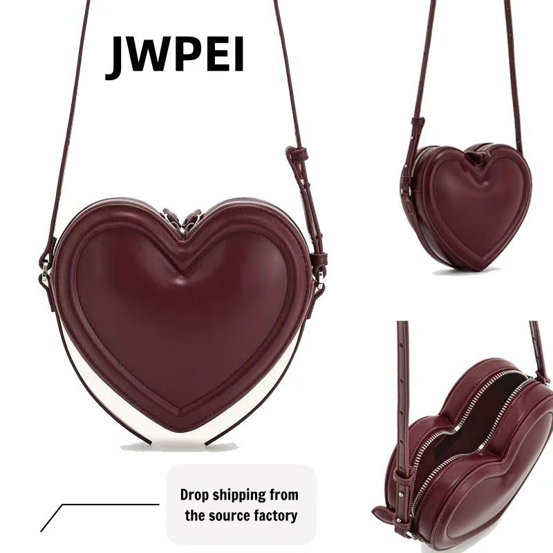 حقيبة كتف على شكل قلب من JW PE - مراجعة Shoulder Bag Slouchy وسعره
